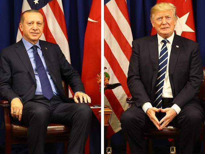 Эрдоган и Трамп обсудили дела журналиста Хашогги, пастора Брансона и ситуацию в Сирии