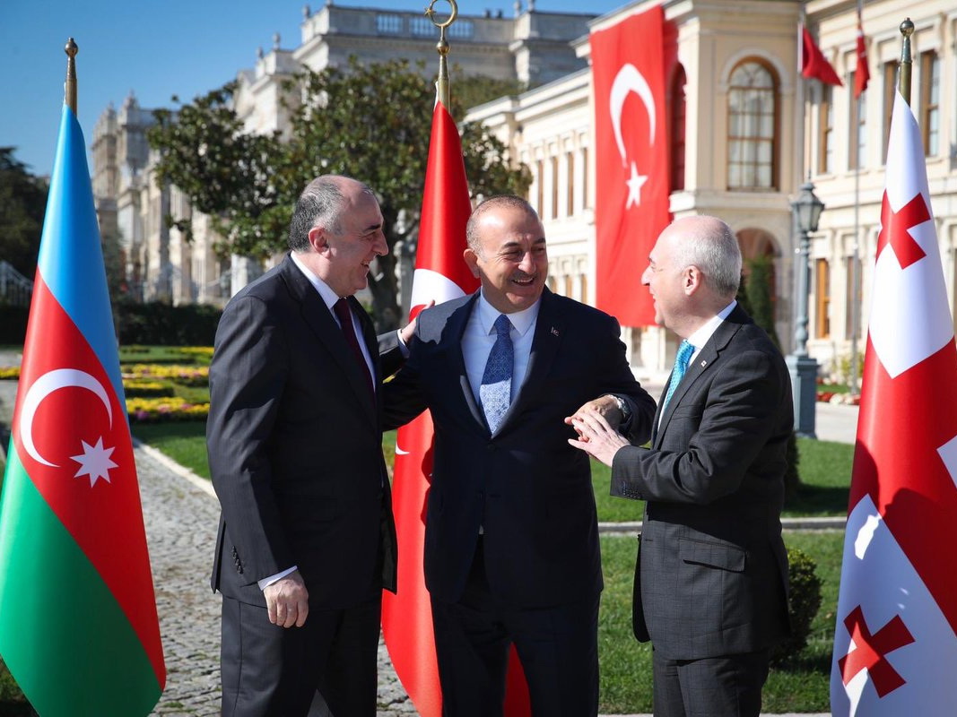 Главы МИД Азербайджана, Турции и Грузии встретились в Стамбуле - ФОТО – ВИДЕО