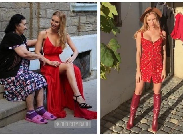 Российская Instagram-звезда Ольга Абрамович вновь в Баку – ФОТО - ВИДЕО