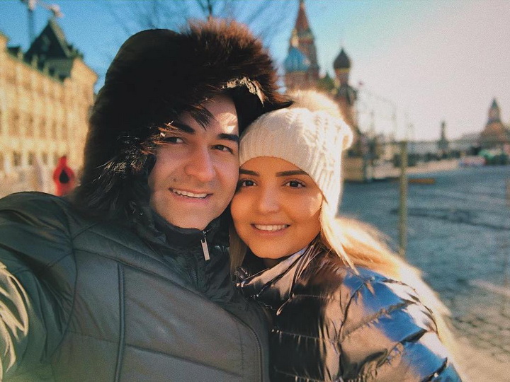 Счастливы вместе: московские каникулы Илькина Гасани с супругой Айсель – ФОТО