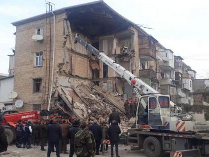 Найдены тела еще двух погибших при взрыве жилого дома в Гяндже, на место прибыл Кямаледдин Гейдаров - ФОТО – ВИДЕО - ОБНОВЛЕНО