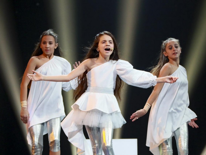 Вторая репетиция Фидан Гусейновой на «Детском Евровидении 2018» - ФОТО