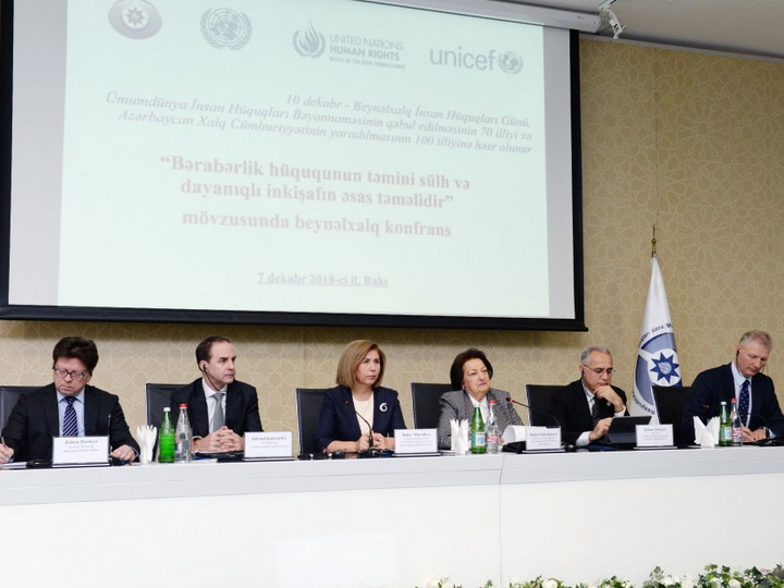 В Баку состоялась международная конференция на тему «Обеспечение равноправия – фундамент мира и устойчивого развития» - ФОТО