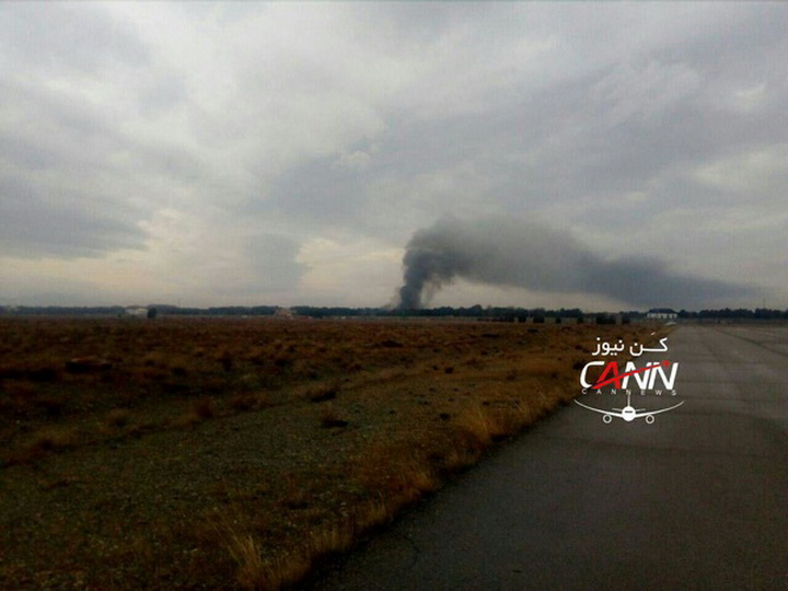 Грузовой самолет, разбившийся под Тегераном, летел из Бишкека - ОБНОВЛЕНО