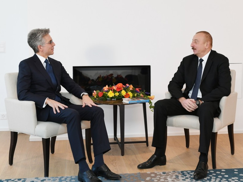 Президент Ильхам Алиев встретился с генеральным исполнительным директором SAP SE - ФОТО