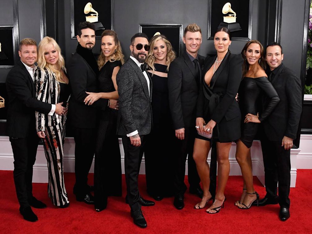 Участники группы «Back Street Boys» с женами и другие звезды на красной дорожке «Грэмми 2019» - ФОТО
