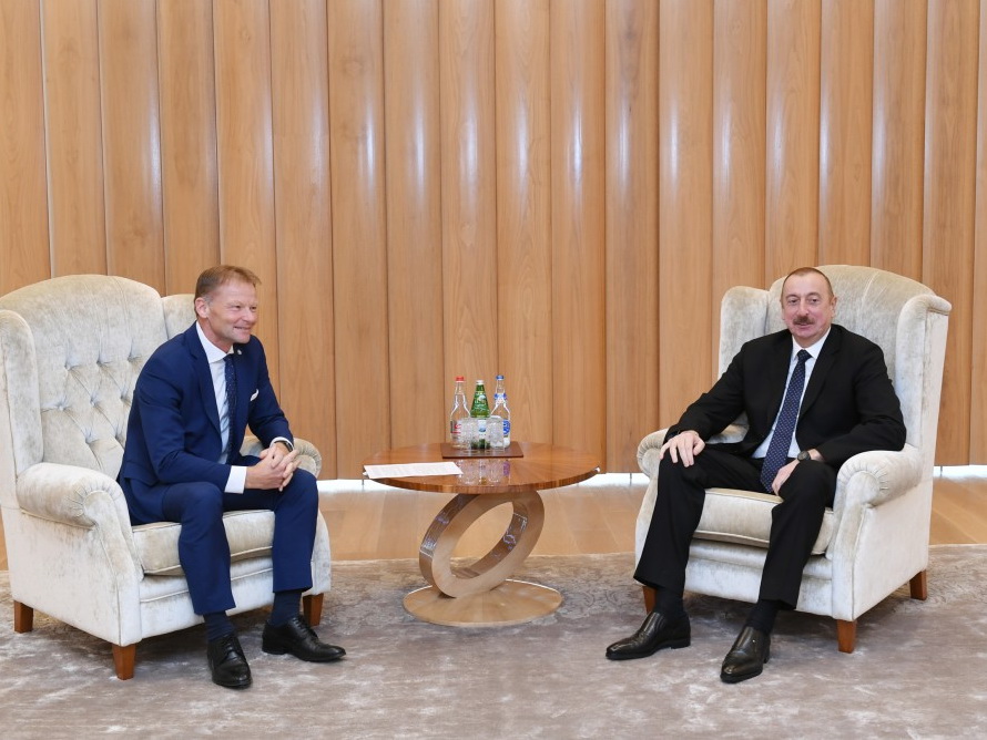 Президент Ильхам Алиев встретился с вице-президентом Европейского инвестиционного банка