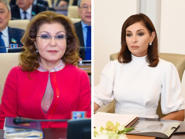 Первый вице-президент Мехрибан Алиева поздравила Даригу Назарбаеву