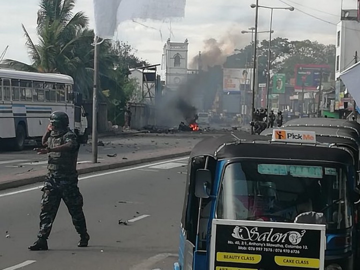 На Шри-Ланке произошел еще один взрыв недалеко от церкви - ФОТО