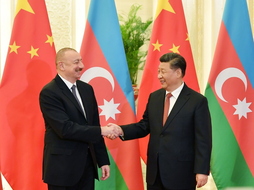 В Пекине состоялась встреча Президента Азербайджана с Председателем КНР - ФОТО