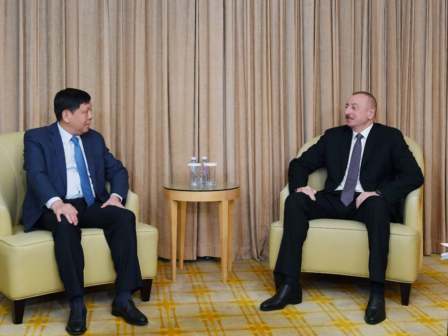 Президент Ильхам Алиев встретился с гендиректором Корпорации CETC International - ФОТО