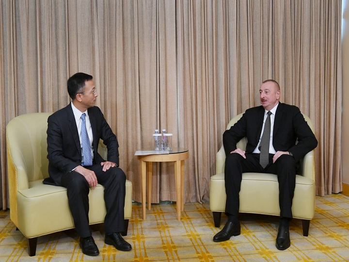 İlham Əliyev “China National Electric Engineering” şirkətinin prezidenti ilə görüşüb – FOTO