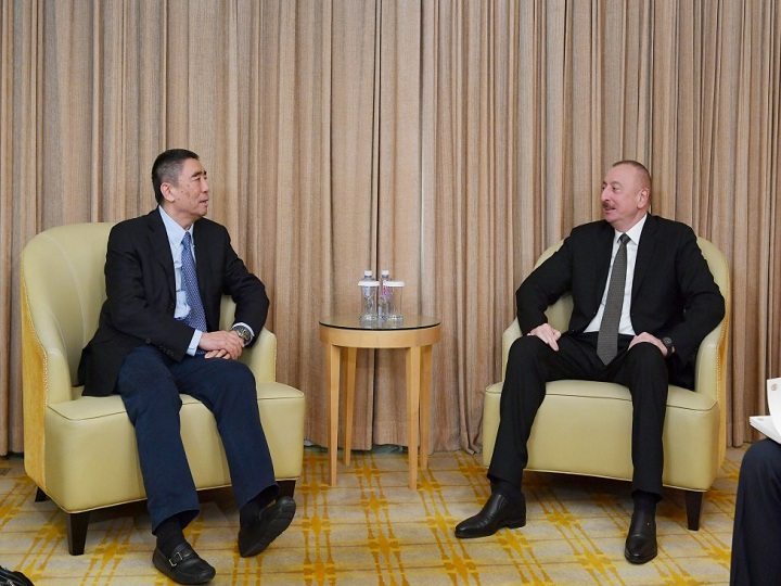 Azərbaycan Prezidenti “China Poly Group” Korporasiyasının sədri ilə görüşüb – FOTO