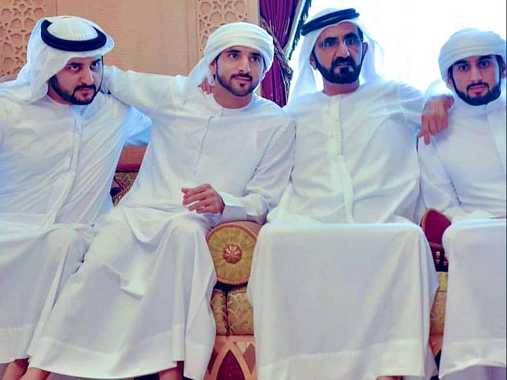 Наследный принц Дубая и два его брата женились в один день - ФОТО