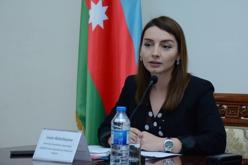 Лейла Абдуллаева: Заявление МИД Армении по поводу Мхитаряна указывает на то, что к миру нужно готовить именно армянский народ