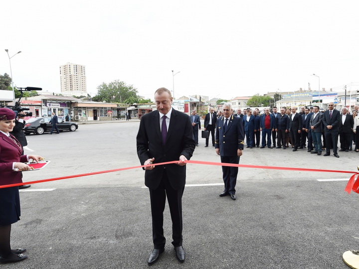 Президент Ильхам Алиев принял участие в открытии комплекса Сабунчинского железнодорожного вокзала - ФОТО