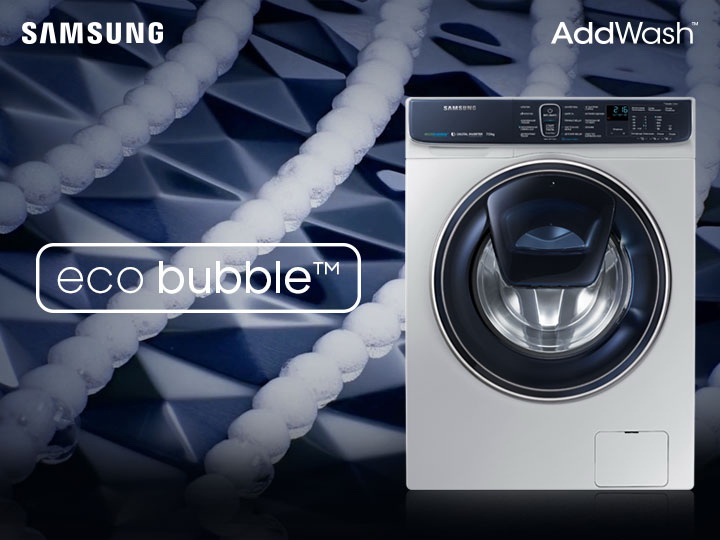 Идеальная чистота со стиральными машинами Samsung AddWash