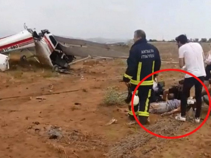 В Турции потерпел крушение учебный самолет – ФОТО - ВИДЕО