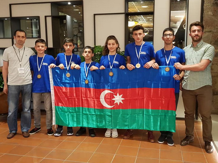 Очередной успех азербайджанских учеников на международной олимпиаде – ФОТО