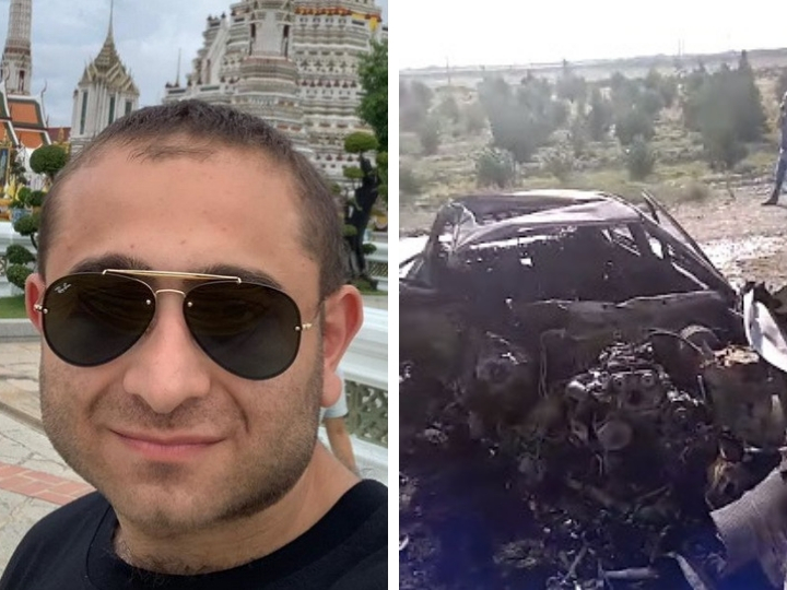 Страшная смерть: Азербайджанский журналист сгорел в ДТП - ФОТО - ВИДЕО