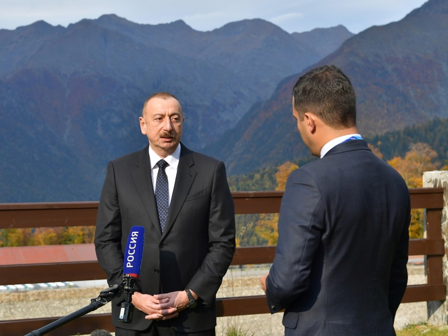 Президент Ильхам Алиев: «Наши отношения с Россией свободны от какой-то другой внешнеполитической повестки дня»