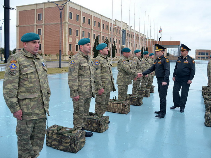 Группа азербайджанских миротворцев вернулась из Афганистана – ФОТО