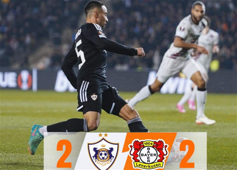 Bakıda keçirilən oyun başa çatdı: “Qarabağ“ 2 - “Bayer 04” 2 - YENİLƏNİB 3