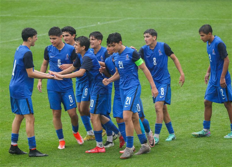 Юношеская сборная Азербайджана по футболу (U-16) вышла в финал, обыграв команду Кыргызстана - ФОТО