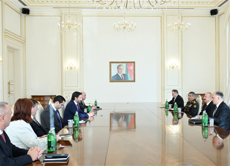 Президент Ильхам Алиев принял делегацию во главе с заместителем премьер-министра Словакии - ФОТО