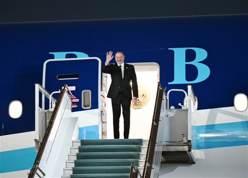 Завершился визит Президента Ильхама Алиева в Узбекистан