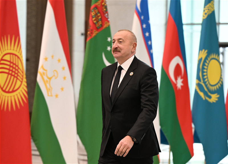 Президент Ильхам Алиев поделился публикацией в связи с визитом в Узбекистан