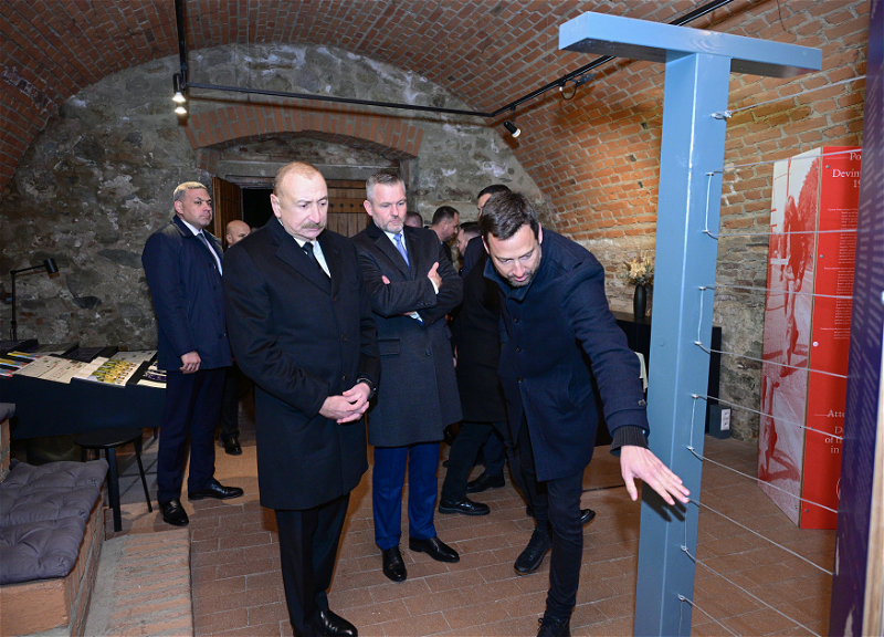 Президенты Азербайджана и Словакии посетили замок Девин в Братиславе - ФОТО