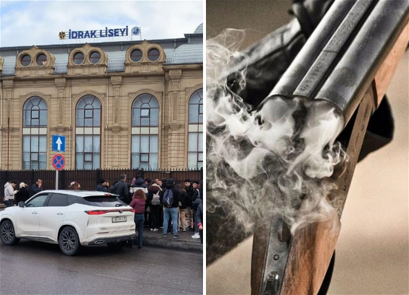 В Баку ученик лицея «Идрак» выстрелил в учителя