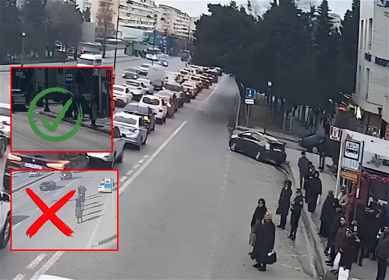 Дорожная полиция предупредила пешеходов о рисках на дороге - ВИДЕО