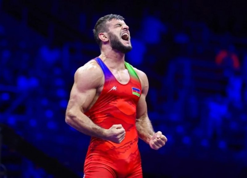 Азербайджанский борец Санан Сулейманов стал чемпионом мира - ВИДЕО