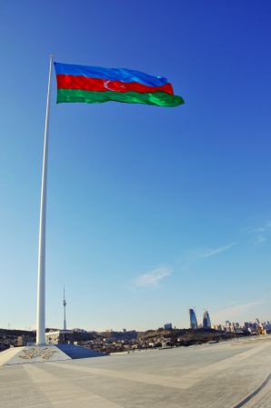 azerbaijan flag pole. THE LAND OF FIRE - AZERBAIJAN