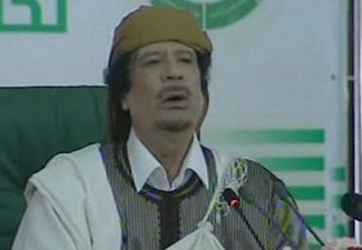 Каддафи обвинил «Аль-Каиду» в беспорядках, происходящих в Ливии