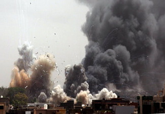 Три взрыва произошли в районе резиденции Каддафи в Триполи