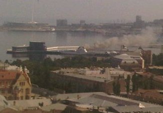 SOCAR обнародовала официальную информацию о загоревшейся яхте
