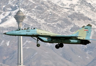 В Тебризе потерпел крушение самолет ВВС Ирана