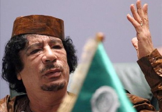 Муамар Каддафи выступил по сирийскому телевидению
