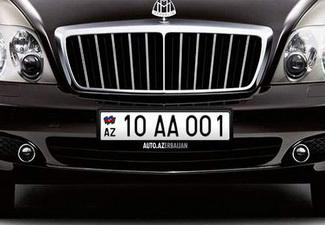 В Азербайджане на номерах автомобилей могут появиться комбинации из трех букв