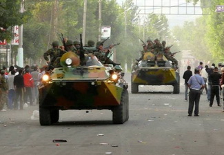 На подавление беспорядков в Казахстане брошена бронетехника