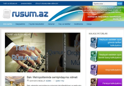 Вышла обновленная версия интернет-портала Rusum.az