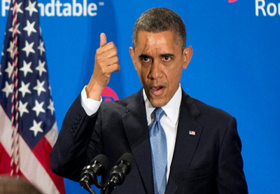 Обама провел консультации с руководством Конгресса США по предотвращению «финансового обрыва»