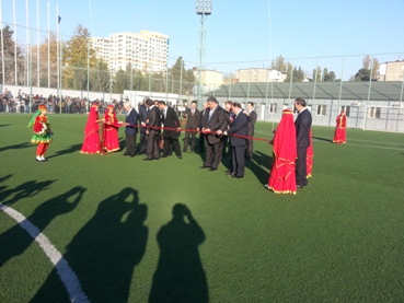 В Баку состоялось открытие футбольной школы мадридского «Реала»
