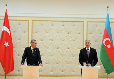 Совместная пресс-конференция Ильхама Алиева и Реджепа Тайиба Эрдогана - ВИДЕО