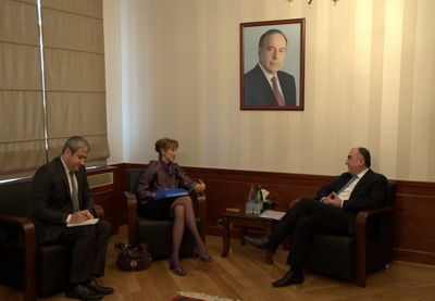 Эльмар Мамедъяров встретился с новоназначенным главой Бакинского офиса Совета Европы