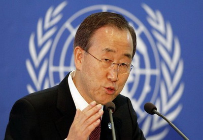 Пан Ги Мун не видит необходимости в присутствия миротворцев ООН на Украине