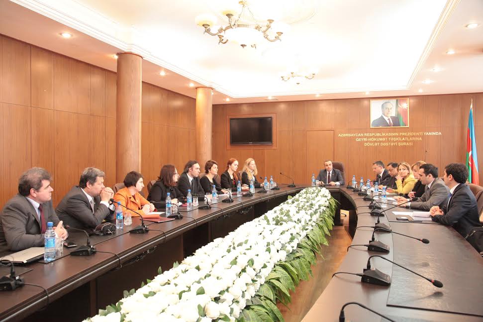 Литовские эксперты, изучающие тему Нагорного Карабаха, посетили Совет господдержки НПО при Президенте Азербайджана - ФОТО